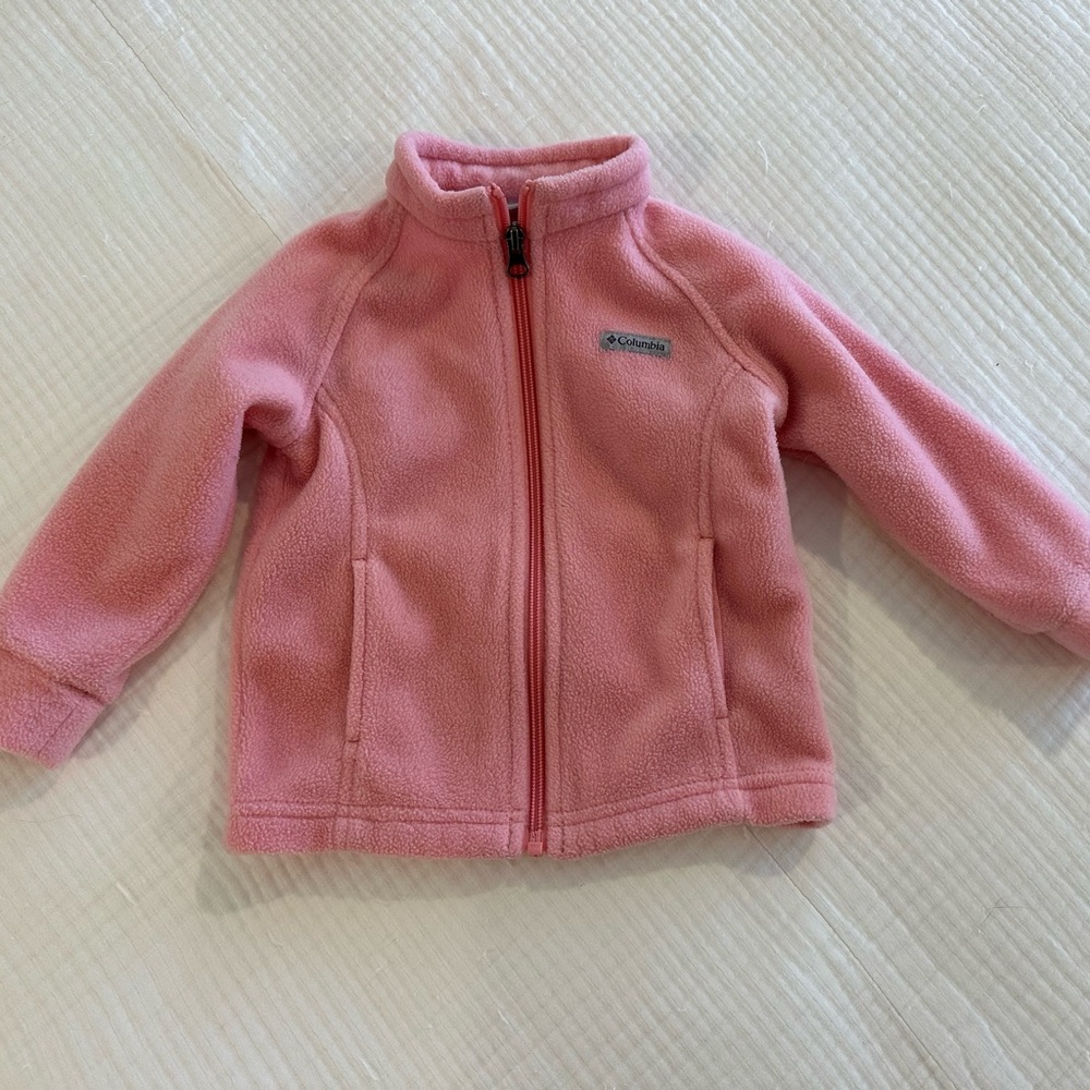 Columbia Light Pink Infant Fleece Jacket